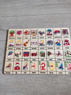 Houten nopjes puzzel boom, roos, vis, Ophalen, Zo goed als nieuw, Overige typen