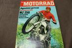 das Motorrad 5 september 1970 oa. MZ 250 test, Ophalen of Verzenden, Gelezen