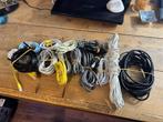 17 Netwerkkabels Cat5/5E - Veel Lange Kabels!, Computers en Software, Pc- en Netwerkkabels, Ophalen of Verzenden, Zo goed als nieuw