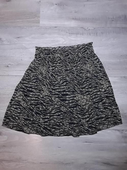 Yaya Groen/Beige/Zwart Rokje Met Print Maat 36, Kleding | Dames, Rokken, Zo goed als nieuw, Maat 36 (S), Groen, Boven de knie