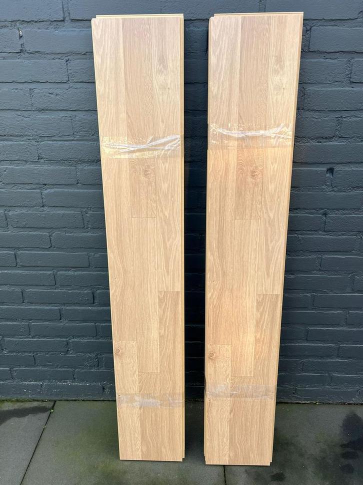 Quickstep klik laminaat 80m2 lichte beige kleur uitgehaald, Huis en Inrichting, Stoffering | Vloerbedekking, Gebruikt, Laminaat