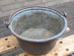 Koperen pot - rond 32 cm - voor in de tuin voor plantjes, Ophalen of Verzenden, Koper