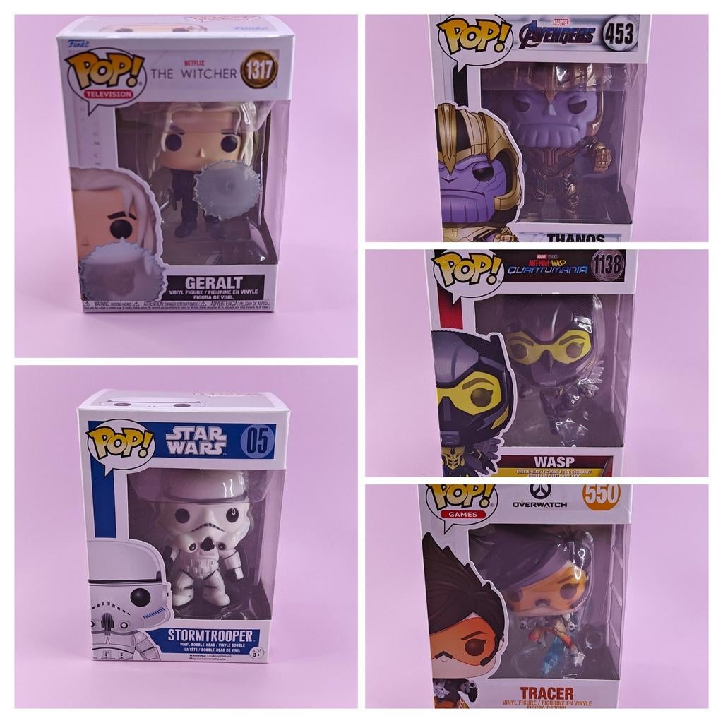 Funko Pop Lot - 5 Figures Bundle, Verzamelen, Poppetjes en Figuurtjes, Zo goed als nieuw, Ophalen of Verzenden