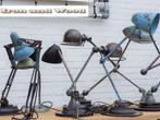 Oude Franse vintage 2 arm Jielde lampen, Industrieel stoer robuust design Frans Jielde, Gebruikt, Ophalen of Verzenden