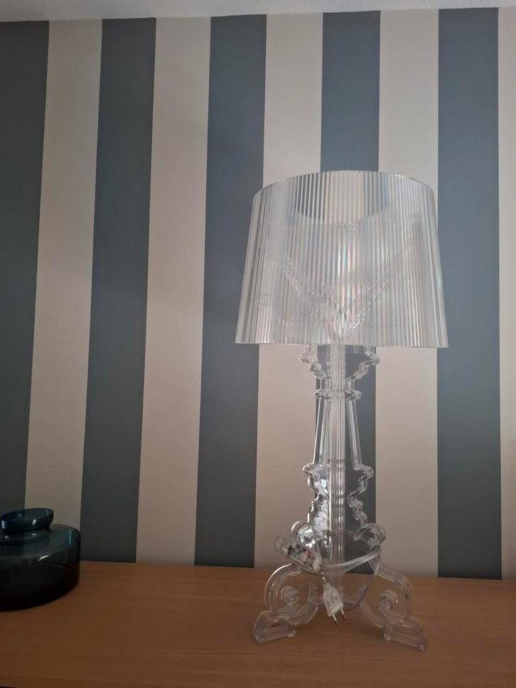 Kartell Bourgie Lamp - Designicoon, Huis en Inrichting, Lampen | Tafellampen, Zo goed als nieuw, Minder dan 50 cm, Kunststof, Ophalen