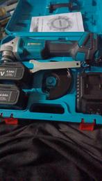 Slijptol met 2 accu's en lader, Doe-het-zelf en Verbouw, Ophalen, Nieuw, 700 tot 1000 watt, Haakse handslijpmachine