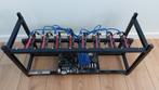 8-Slots Crypto Mining Rig, Computers en Software, Desktop Pc's, Intel Celeron, Ophalen of Verzenden, Zo goed als nieuw, 3 tot 4 Ghz