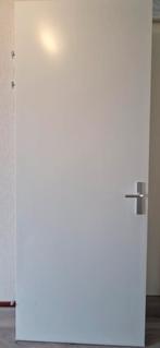 Opdekdeur 231,5 x 88 met deurbeslag, Doe-het-zelf en Verbouw, Deuren en Horren, Ophalen, 80 tot 100 cm, 215 cm of meer, Binnendeur