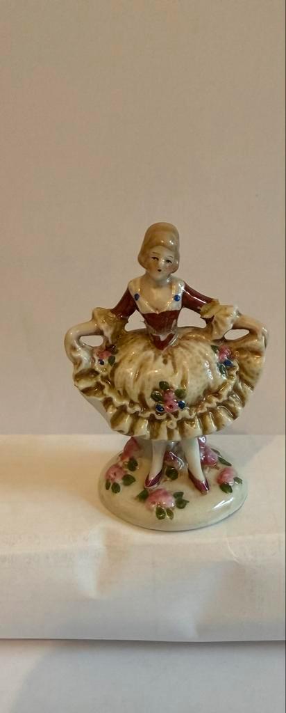 Vintage Ballerina Porseleinen Figuur, Antiek en Kunst, Kunst | Beelden en Houtsnijwerken, Ophalen