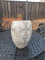 Mooie Pimo Vaas met Ornamenten, Tuin en Terras, Bloempotten, Ophalen