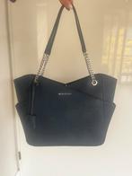 Donkerblauwe Michael Kors schoudertas model Jet Set Travel, Overige merken, Blauw, Nieuw, Ophalen of Verzenden
