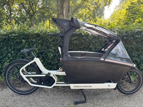 Urban Arrow family active line plus 400wh wit 3670km, Fietsen en Brommers, Fietsen | Bakfietsen, Zo goed als nieuw, Overige merken