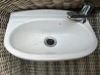 Fontein met kraan wit - Toilet, Ophalen, Gebruikt, Steen, Wastafel
