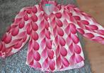 Roze Blouse met pofmouwtjes, Ophalen of Verzenden, Zo goed als nieuw, Roze