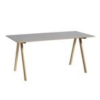 Hay Deux CPH tafel eettafel bureau lichtgrijs table zgan, Zo goed als nieuw, Vijf personen of meer, Rechthoekig, 50 tot 100 cm