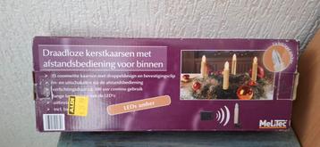 Draadloze Kerstkaarsen met Afstandsbediening - Nieuw beschikbaar voor biedingen
