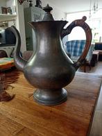 Grote antieke tinnen koffie of theepot, Ophalen of Verzenden