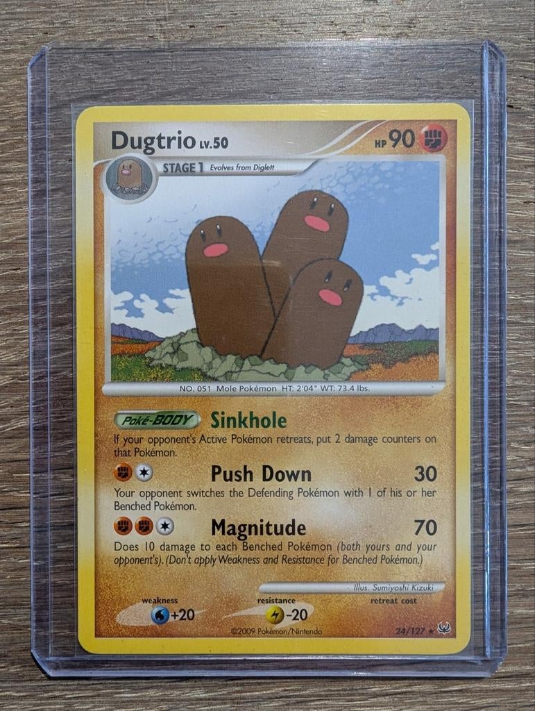 Dugtrio uit Platinum 24/127, Ophalen of Verzenden, Zo goed als nieuw, Losse kaart