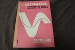 Honda CB100 K1 CL100K1 CL100S SL100K1 1971 parts list, Ophalen of Verzenden, Honda