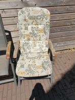 Vier stuks tuinstoelkussens leuk motief, Tuin en Terras, Tuinmeubel-accessoires, Ophalen, Gebruikt