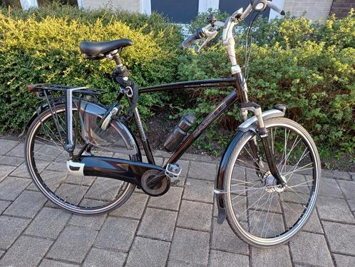 herenfiets, Fietsen en Brommers, Fietsen | Heren | Herenfietsen, Gebruikt, Gazelle, 53 tot 57 cm, Versnellingen, Ophalen of Verzenden