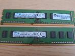 2x 4GB PC3-12800 geheugen modules, Computers en Software, RAM geheugen, Gebruikt, 8 GB, DDR3, Ophalen of Verzenden
