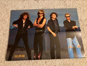Poster A2 formaat DEF LEPPARD beschikbaar voor biedingen