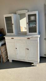 Buffetkast keukenkast Frans brocante, Huis en Inrichting, Kasten | Buffetkasten, Ophalen, Zo goed als nieuw, 25 tot 50 cm, 200 cm of meer
