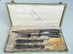4-delige opdienset huwelijksgeschenk .80 zilver, Antiek en Kunst, Antiek | Bestek, Ophalen