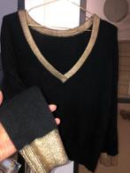 ESSENTIEL ANTWERP nieuwe wollen trui + goudkl. biezen mt36, Kleding | Dames, Truien en Vesten, ESSENTIEL ANTWERP, Zwart, Nieuw