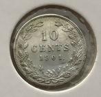10 cent 1901, Zilver, Ophalen of Verzenden, 10 cent, Koningin Wilhelmina