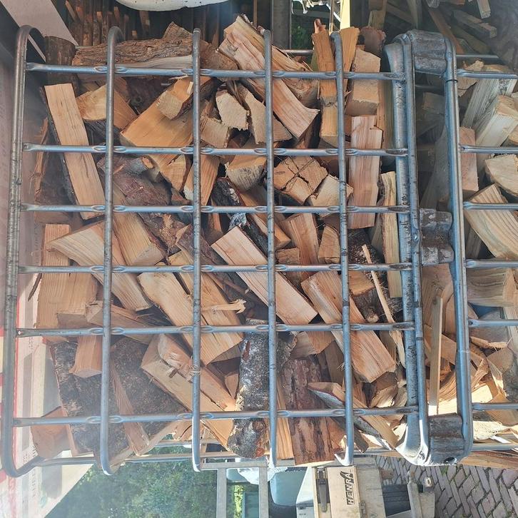 goed natuurlijk gedroogd openhaardhout, essen, beuk,, Tuin en Terras, Haardhout, Minder dan 3 m³, Ophalen