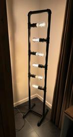 Vloerlamp zwart steigerbuis industrieel, Huis en Inrichting, Ophalen, Zo goed als nieuw, 150 tot 200 cm