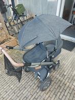 Joolz kinderwagen - Denim Blue - Zeer complete set, Kinderen en Baby's, Kinderwagens en Combinaties, Gebruikt, Verstelbare duwstang
