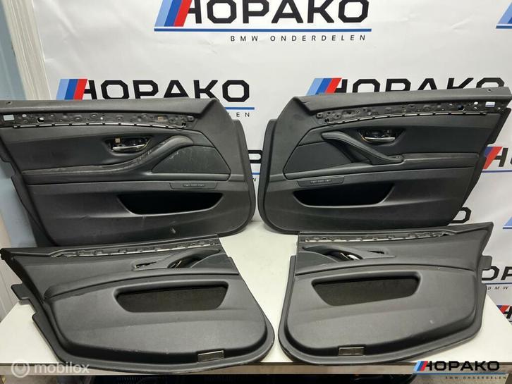 Deurpanelen set zwart leder BMW F10 F11 5 serie, Auto-onderdelen, Interieur en Bekleding, Gebruikt, Ophalen of Verzenden