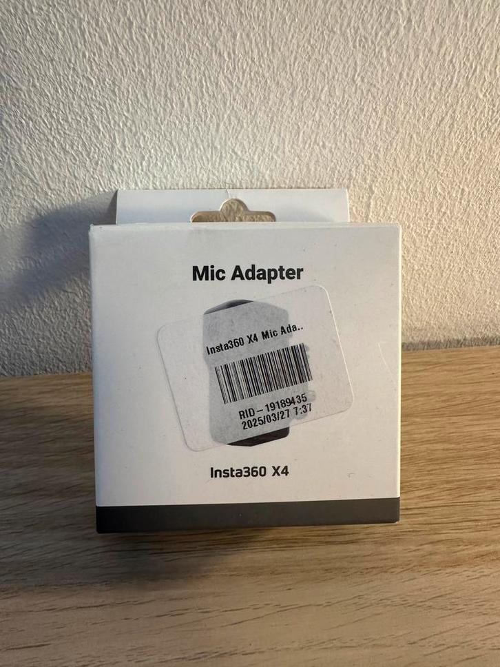 Mic adapter, Audio, Tv en Foto, Actiecamera's, Nieuw, Ophalen of Verzenden