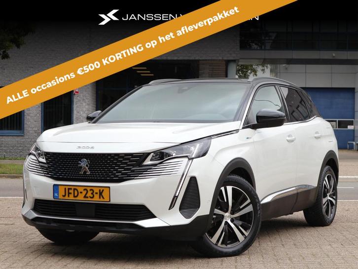 Peugeot 3008 1.6 HYbrid 225 GT / Stoelverwarming / Full LED, Auto's, Peugeot, Bedrijf, Te koop, ABS, Achteruitrijcamera, Adaptieve lichten