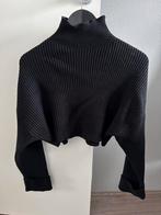Korte zwarte Zara trui, Ophalen of Verzenden, Zo goed als nieuw, Maat 38/40 (M), Zwart