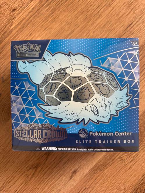 Stellar Crown Pokémon Center Elite Trainer Box - Sealed, Hobby en Vrije tijd, Verzamelkaartspellen | Pokémon, Nieuw, Booster, Foil