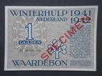 1 Gulden 1941-1942 Winterhulp Nederland [Serie M] WW2, Verzenden, 1 gulden, Los biljet