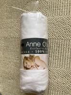 Anne O'Leary percale hoeslaken wit 140x200cm *NIEUW*, Ophalen of Verzenden, Wit, Hoeslaken of Sloop, Nieuw