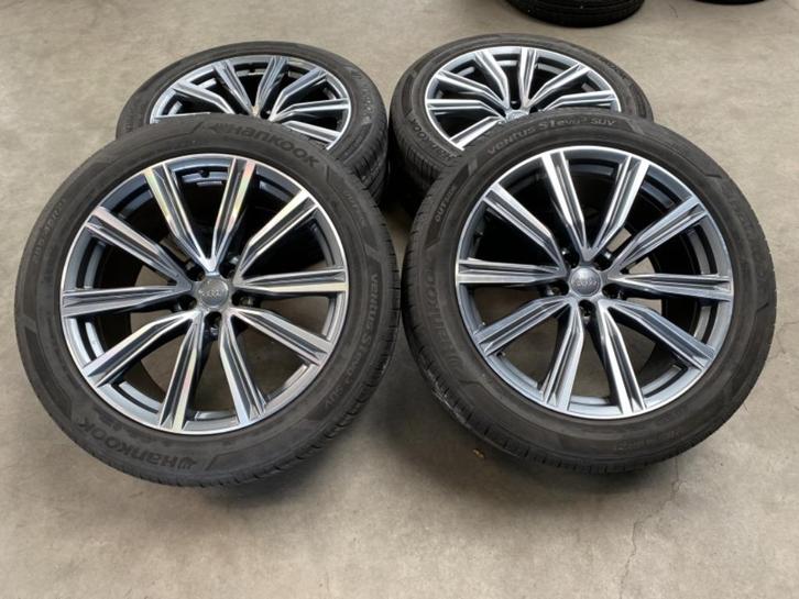 nette 21 inch originele velgen + zomerbanden Audi Q8 SQ8, Auto-onderdelen, Banden en Velgen, Banden en Velgen, Zomerbanden, 21 inch