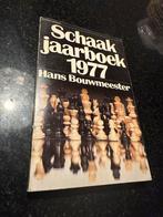 Schaakjaarboek 1977 - Hans Bouwmeester, Boeken, Ophalen of Verzenden, Gelezen, Overige onderwerpen