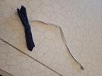 Vintage vlinderstrik, Heikant 21 Kaatsheuvel, Effen, Blauw, Belle Vieille Brocante