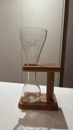 Kwak Bierglas met Houten Standaard, Ophalen of Verzenden, Zo goed als nieuw, Bierglas