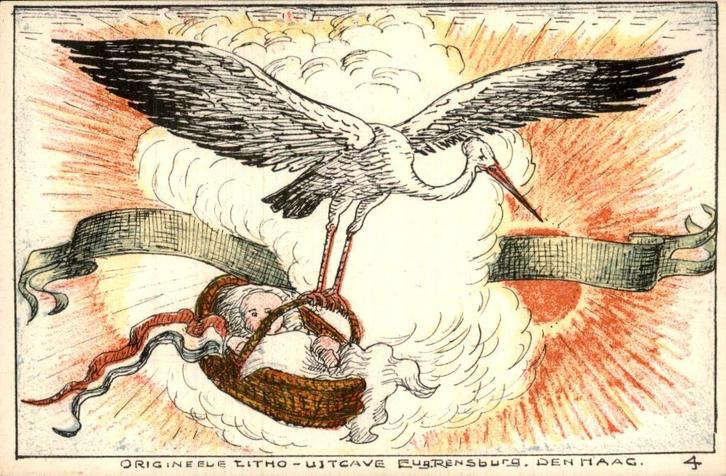 Den Haag - Litho Eu Rensburg, Verzamelen, Ansichtkaarten | Nederland, Ongelopen, Zuid-Holland, Voor 1920, Ophalen of Verzenden