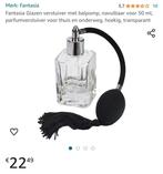 Fantasia Glazen verstuiver met pomp. Navulbaar voor 50ml🥰🌹, Nieuw, Ophalen of Verzenden