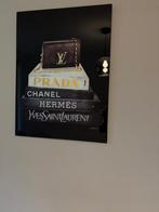 Schilderij designer van glas, Ophalen