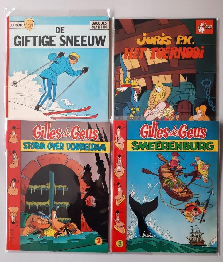 div. stripboeken 1e druk set van 4 stuks ., Boeken, Stripboeken, Zo goed als nieuw, Meerdere stripboeken, Ophalen of Verzenden
