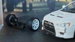 Mitsubishi Lancer Evo X White 1;64 3inch BM Creations Pol, Auto, ., Nieuw, Ophalen of Verzenden